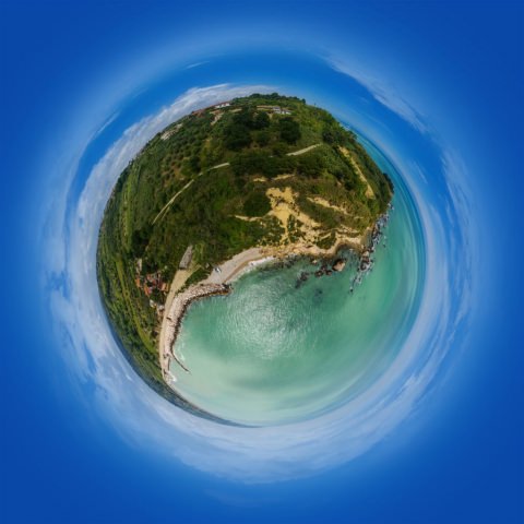 Panorama Italie Strand 360 Planet